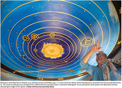 Neal Cronic ceiling mural