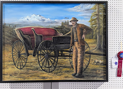 Museum painting by Neal Cronic
